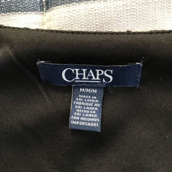 EUC Chaps Swing Dress • Size M • Flutter Sleeves and Fun print! - Picture 7 of 9